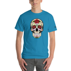 "Sugar Skull" Mens Short Sleeve T-Shirt