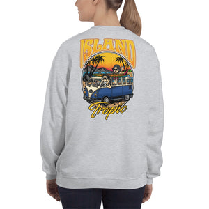 "Surf Bus" Heavy Blend Crewneck Sweatshirt (Unisex)