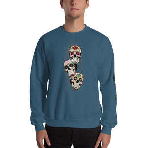 "Sugar Skulls" Heavy Blend Crewneck Sweatshirt (Unisex)