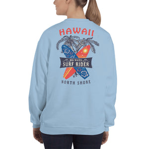 "North Shore" Womens Crewneck Sweatshirt (Unisex)