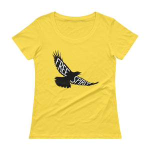 "Free Spirit" Womens Scoopneck T-Shirt