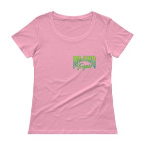 "Have a Surfin' Nice Day" Womens Scoopneck T-Shirt