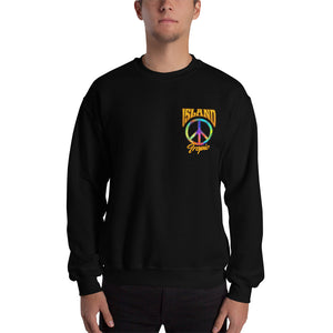 "Peace Logo" Heavy Blend Crewneck Sweatshirt (Unisex)