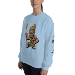 "Tiki" Heavy Blend Crewneck Sweatshirt (Unisex)