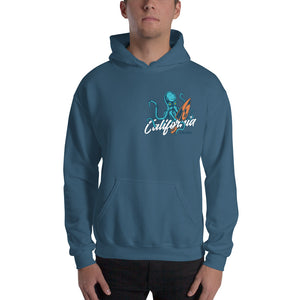 "California Dreamin' Octopus" Hooded Sweatshirt (Unisex)