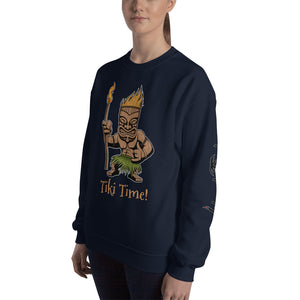 "Tiki Time" Heavy Blend Crewneck Sweatshirt (Unisex)