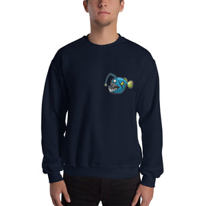 "Angler Fish" Heavy Blend Crewneck Sweatshirt (Unisex)