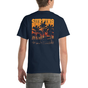 "Surfing" Mens Short Sleeve T-Shirt