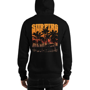 "Surfing" Hooded Sweatshirt (Unisex)