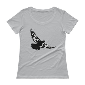 "Free Spirit" Womens Scoopneck T-Shirt