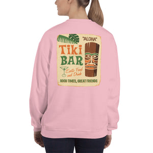 "Tiki Bar" Womens Crewneck Sweatshirt
