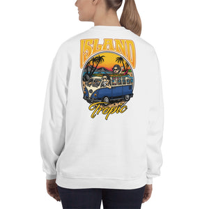 "Surf Bus" Heavy Blend Crewneck Sweatshirt (Unisex)