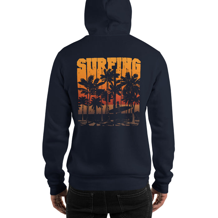 "Surfing" Hooded Sweatshirt (Unisex)