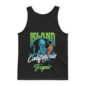 "California Dreamin' Octopus" Mens Tank Top