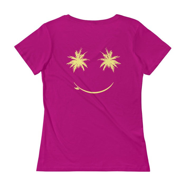 "Have a Surfin' Nice Day" Womens Scoopneck T-Shirt