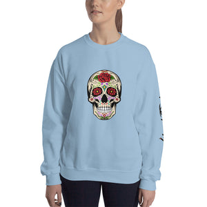"Sugar Skull" Heavy Blend Crewneck Sweatshirt (Unisex)