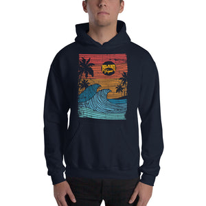 "Island Tropic Sun" Hooded Sweatshirt (Unisex)