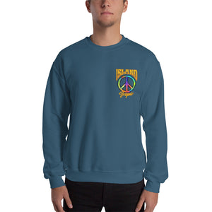"Peace Logo" Heavy Blend Crewneck Sweatshirt (Unisex)