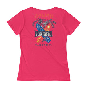 "North Shore" Womens Scoopneck T-Shirt