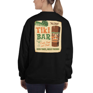 "Tiki Bar" Womens Crewneck Sweatshirt