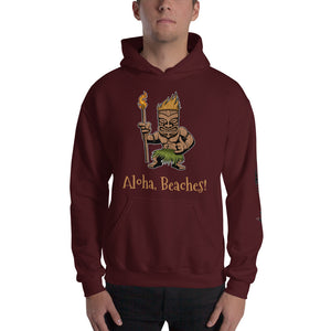 "Aloha, Beaches!" Hooded Sweatshirt (Unisex)