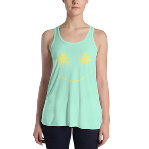 "Have a Surfin' Nice Day" Womens Flowy Racerback Tank