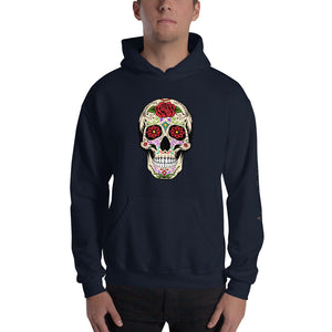 "Sugar Skull" Hooded Sweatshirt (Unisex)