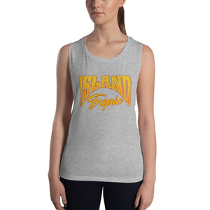 "Island Tropic" Logo Womens Muscle Tank