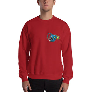 "Angler Fish" Heavy Blend Crewneck Sweatshirt (Unisex)
