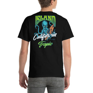 "California Dreamin' Octopus" Mens Short Sleeve T-Shirt